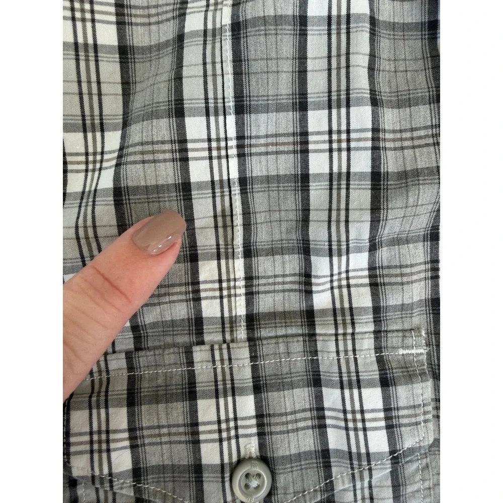 Banana Republic Mens Plaid Button Down Shirt Size Small Long Sleeve Casual Top